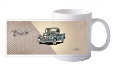 Keramiktasse mit Motiv von Pickup KTaPu2020-22